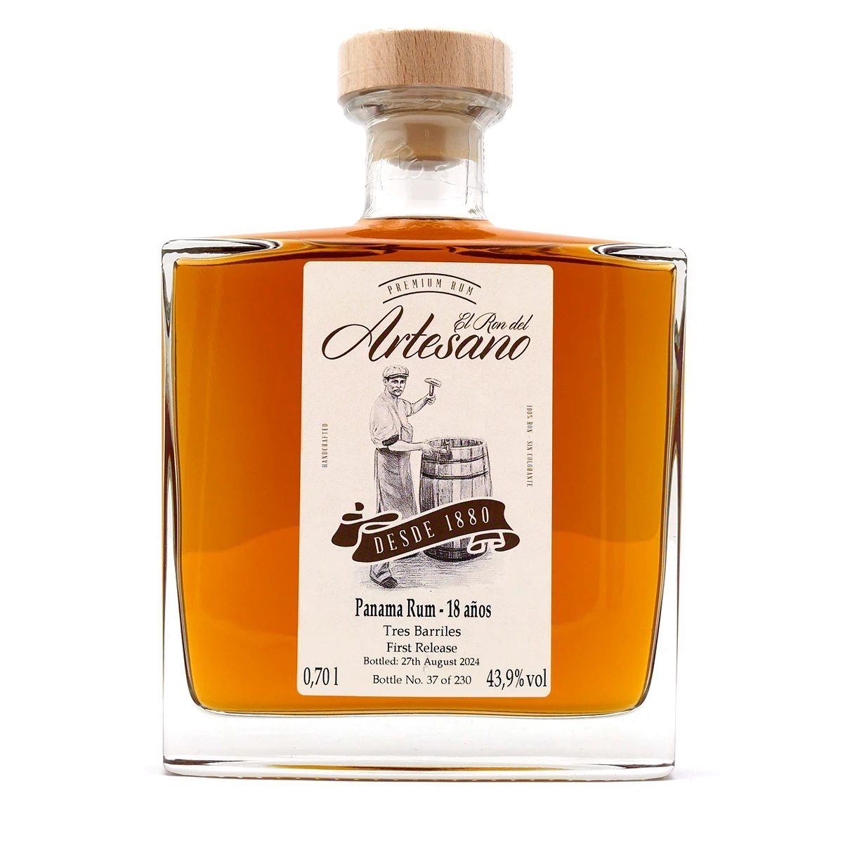 Ron Artesano 18 Jahre TRES BARRILES - Panama Rum