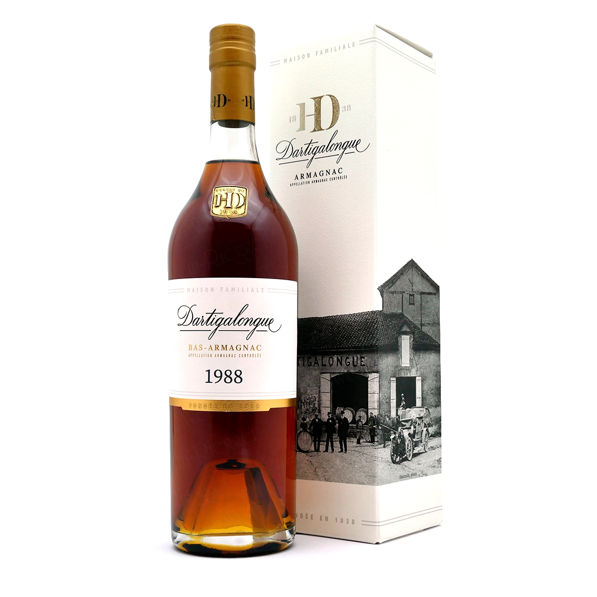 Dartigalongue, Bourbon, Armagnac, 1988, Flasche