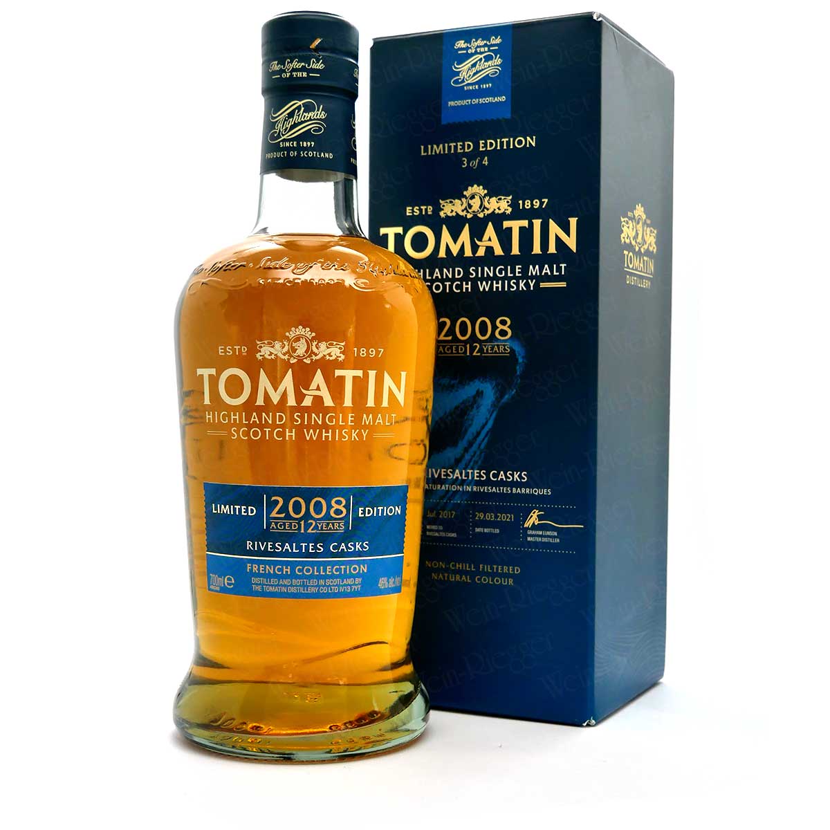 Tomatin_2008_12_Jahre_Rivesaltes_Cask-09294 Tomatin 12 Jahre Rivesaltes 2008/2021 | French Collection