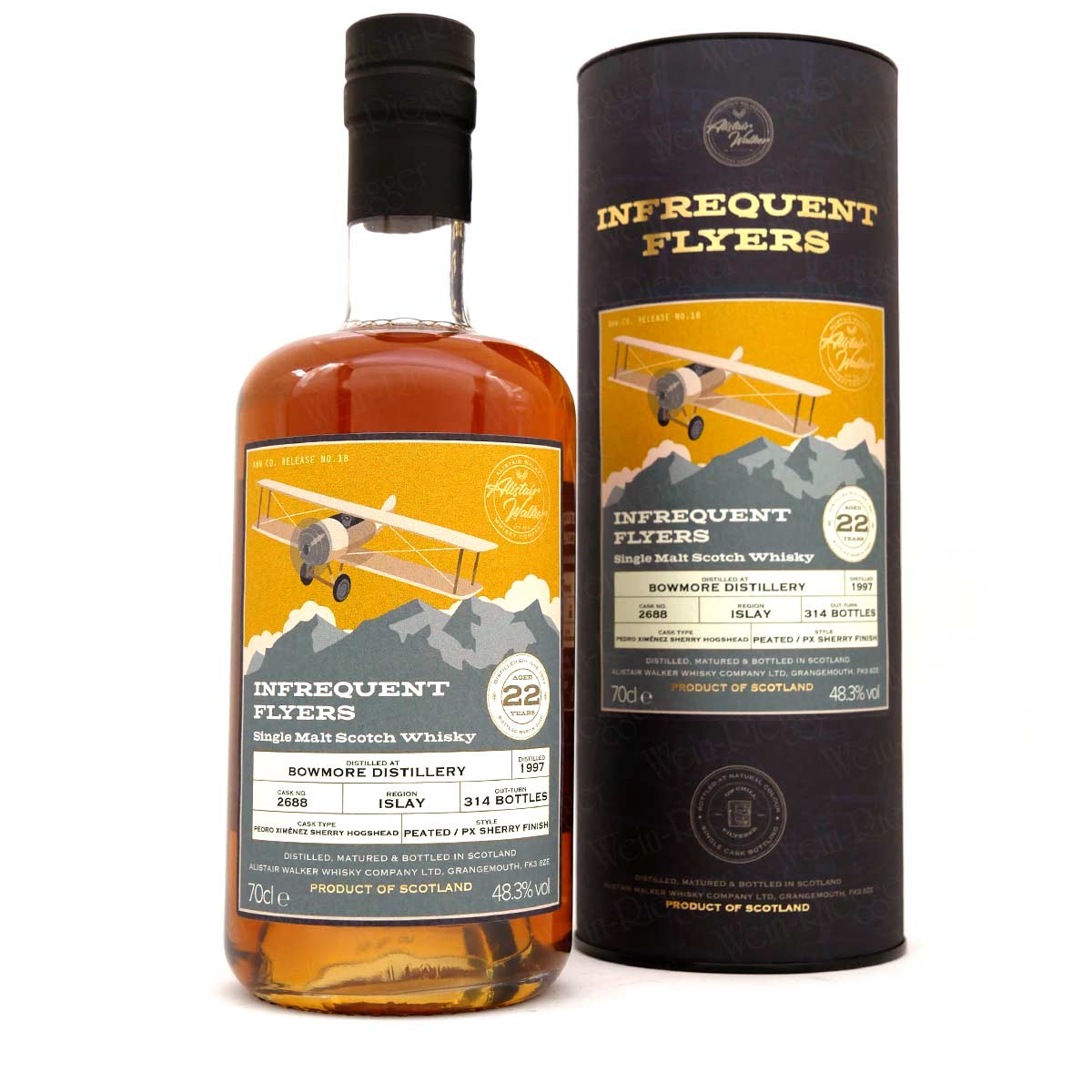 Bowmore 22 Jahre - Infrequent Flyers Release No. 18 | Alistair Walker