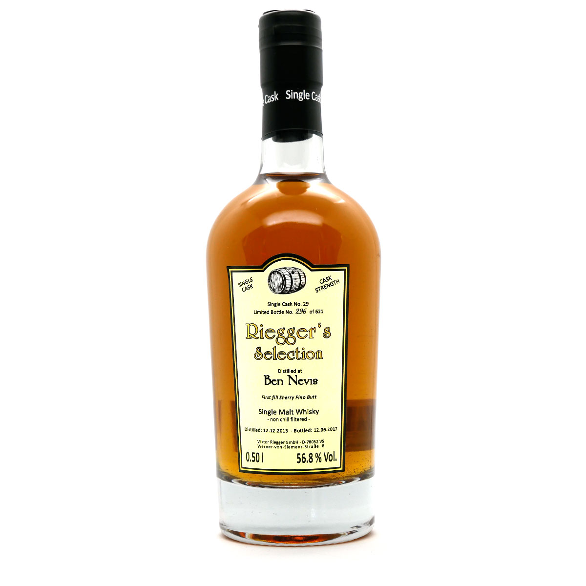Ben_Nevis_Fino_Butt_Rieggers_Selection-06597 Ben Nevis 2013 Sherry Fino Butt - Riegger's Selection (56,8 % vol)