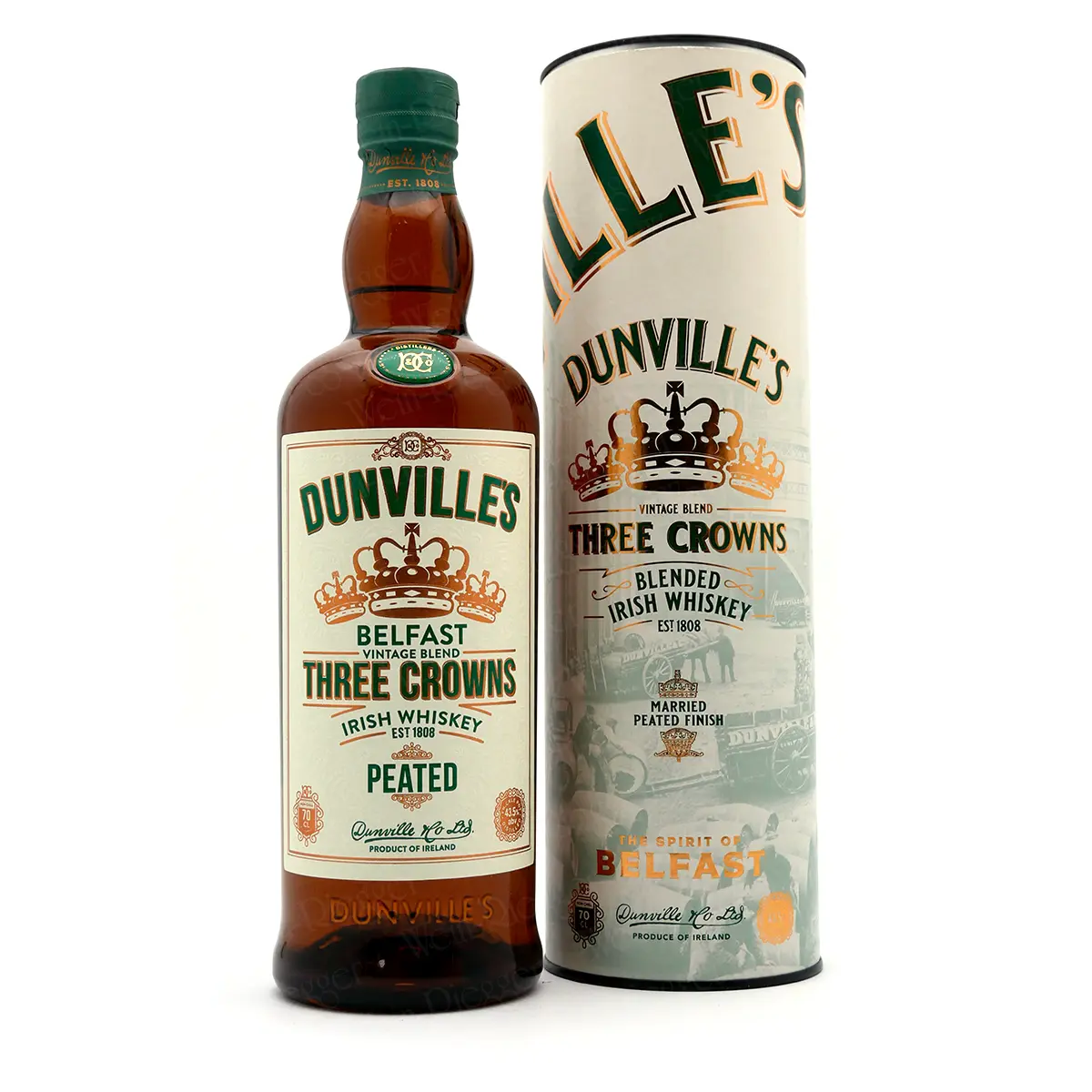 Dunville's | Three Crowns PEATED Irish Whiskey