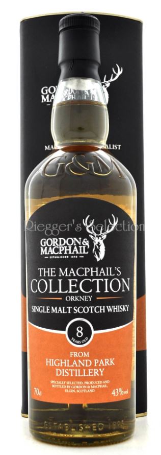 Highland Park 8 Jahre Gordon & MacPhail - The MacPhail`s Collection-