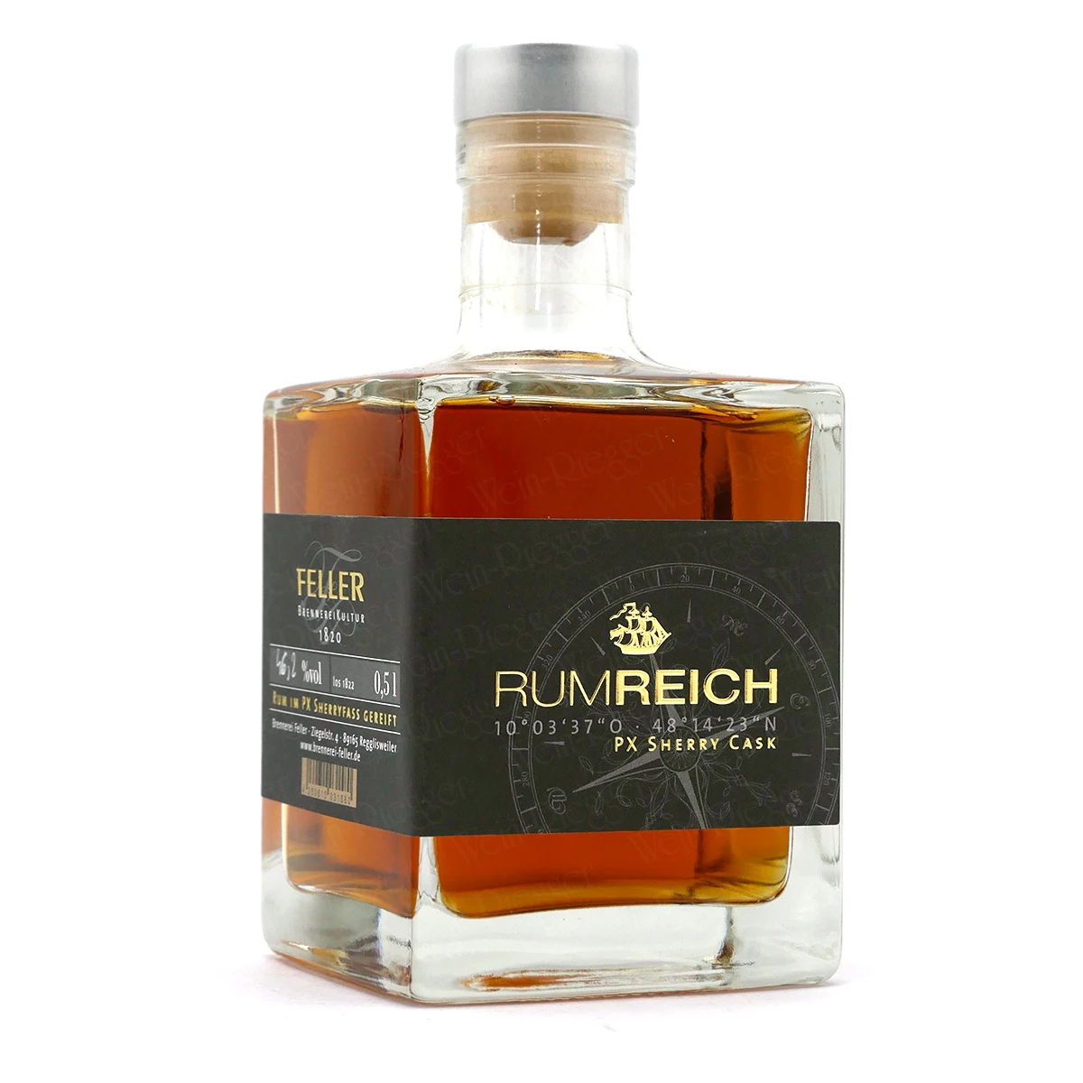Rumreich_Rum_PX_Sherry_Fass_Feller-10806 RUMREICH PX Sherry Cask 46,2 % vol | Feller