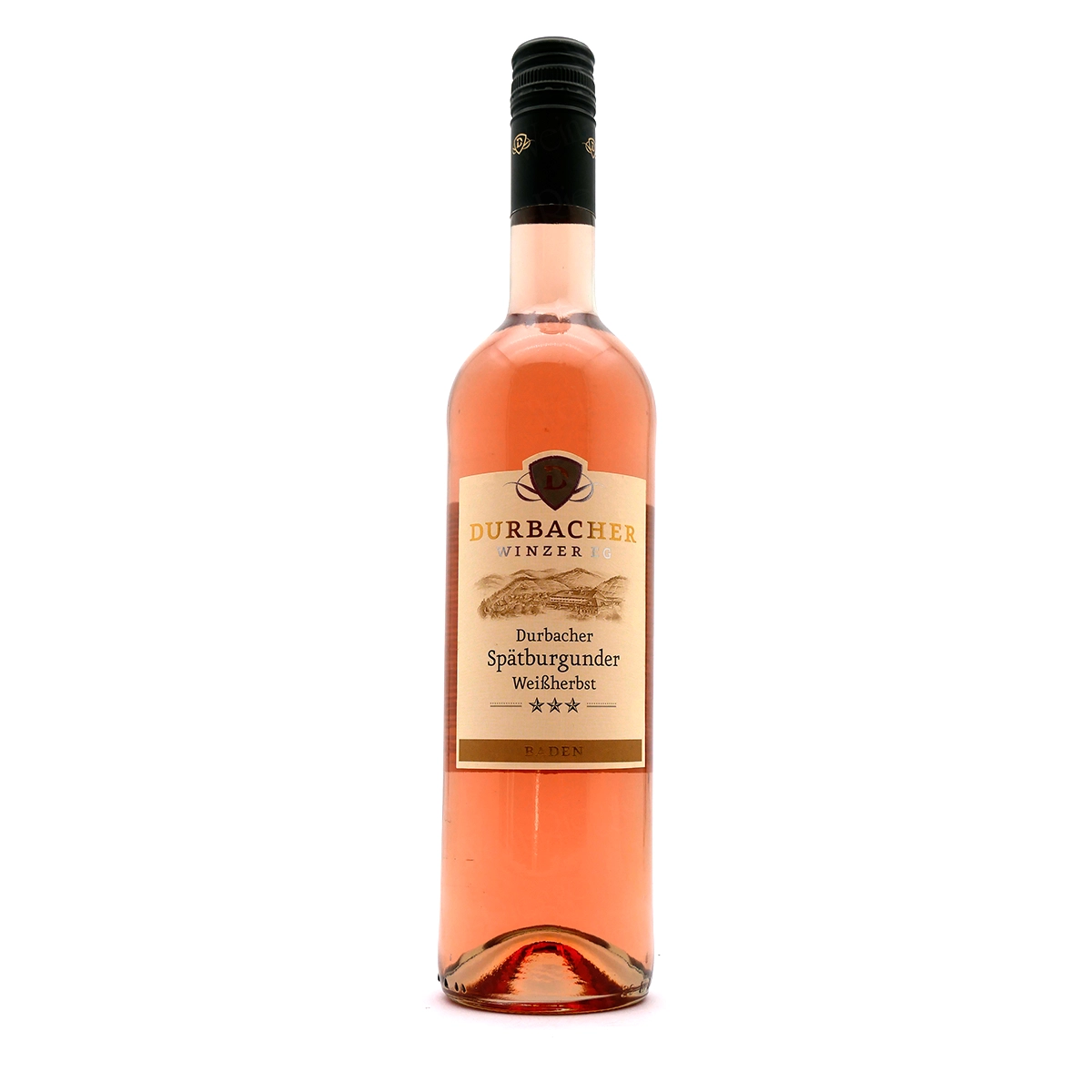 rosé, weinflasche, roséwein, durbacher, wein