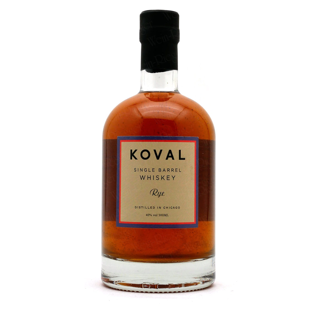 Whiskey, Single Barrel, Rye, Distilled in Chicago, Flasche