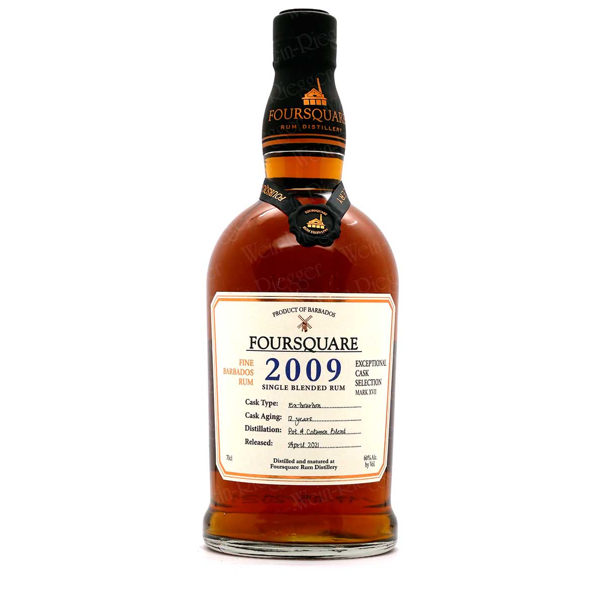 Foursquare_2009-12_Jahre-09071 Foursquare 2009 Mark XVII Cask Strength 60 % vol | Exceptional Cask Selection