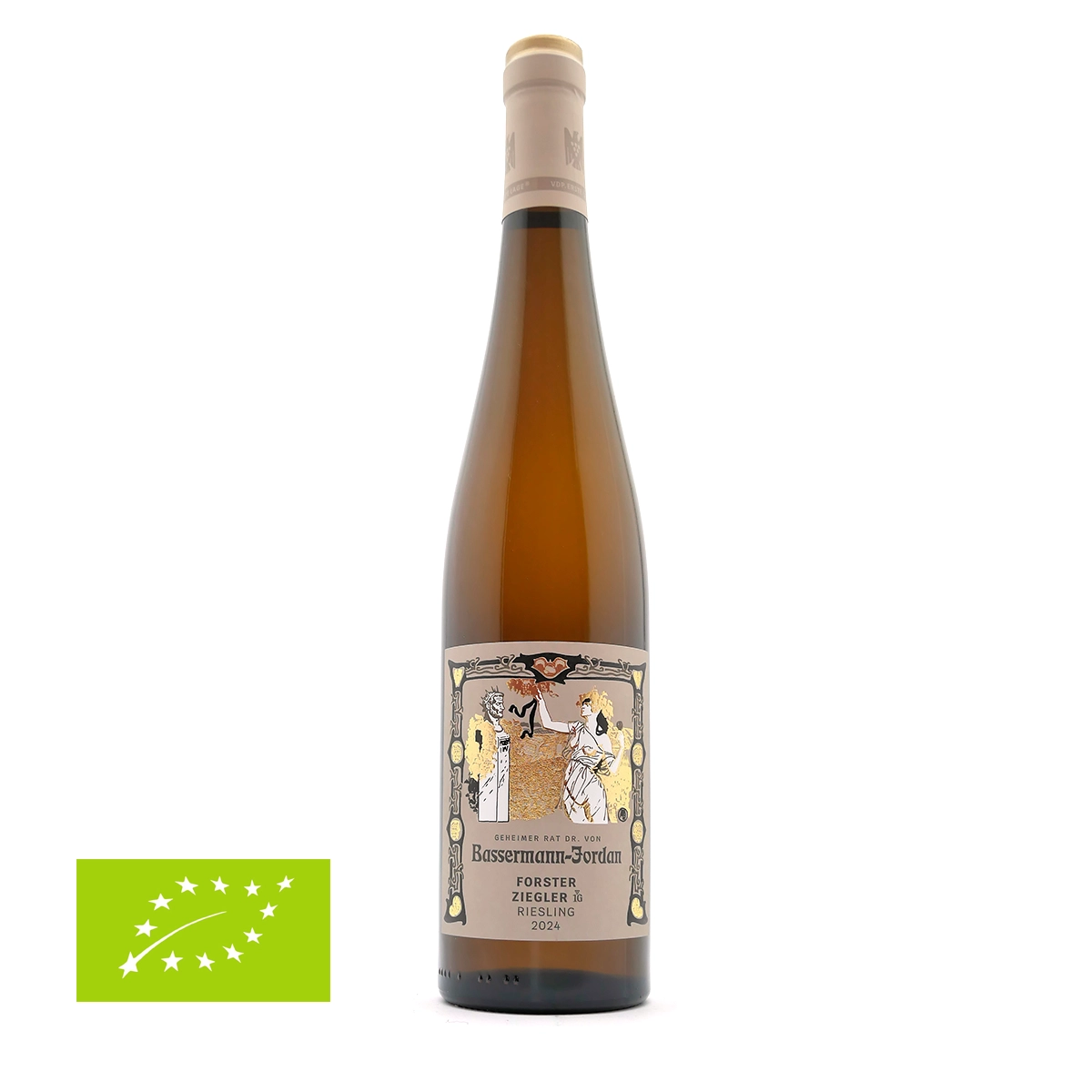 Weißwein, Riesling, Flasche, Bio, EU-Label