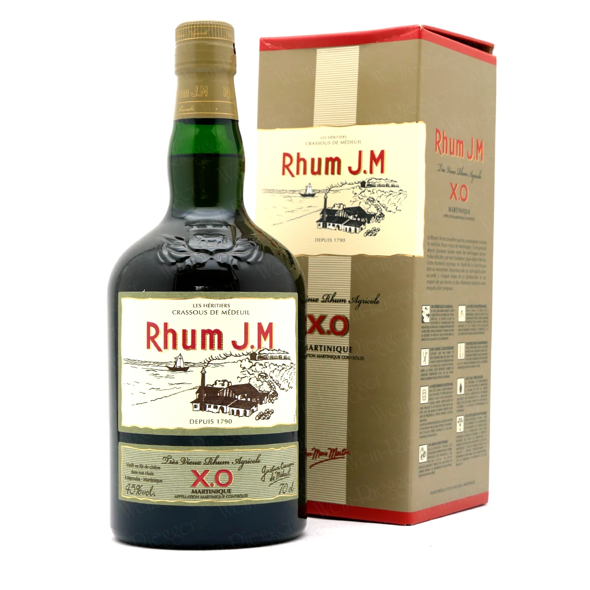 Rhum J.M X.O Très Vieux Rhum Agricole Rhum J.M X.O Très Vieux Rhum Agricole