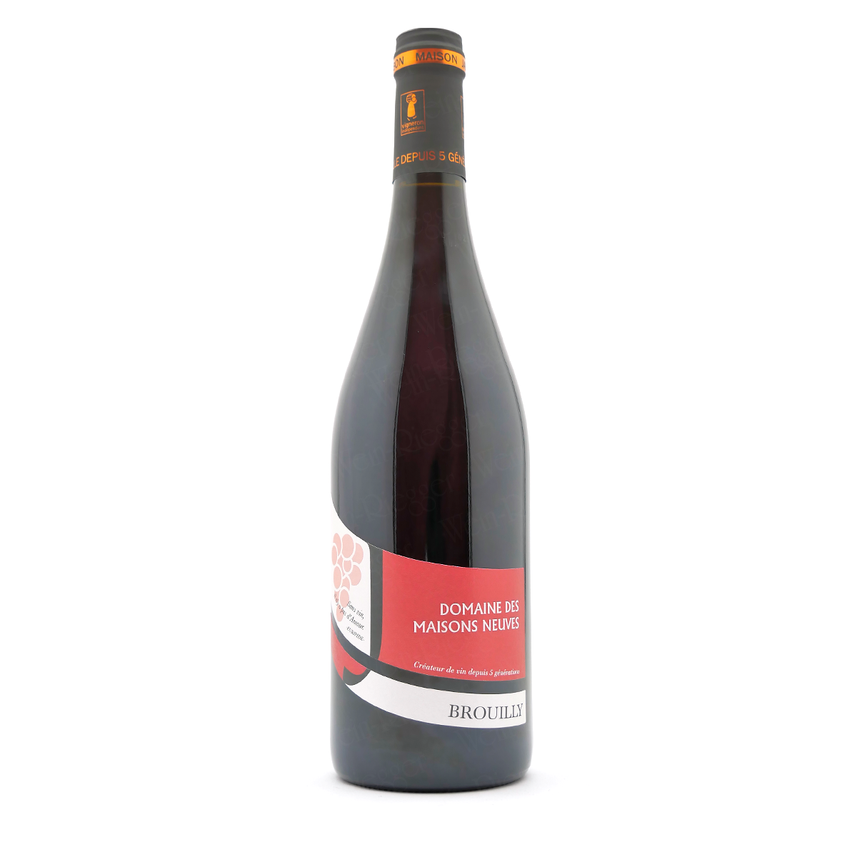Wein, Rotwein, Brouilly, Flasche, Etikett