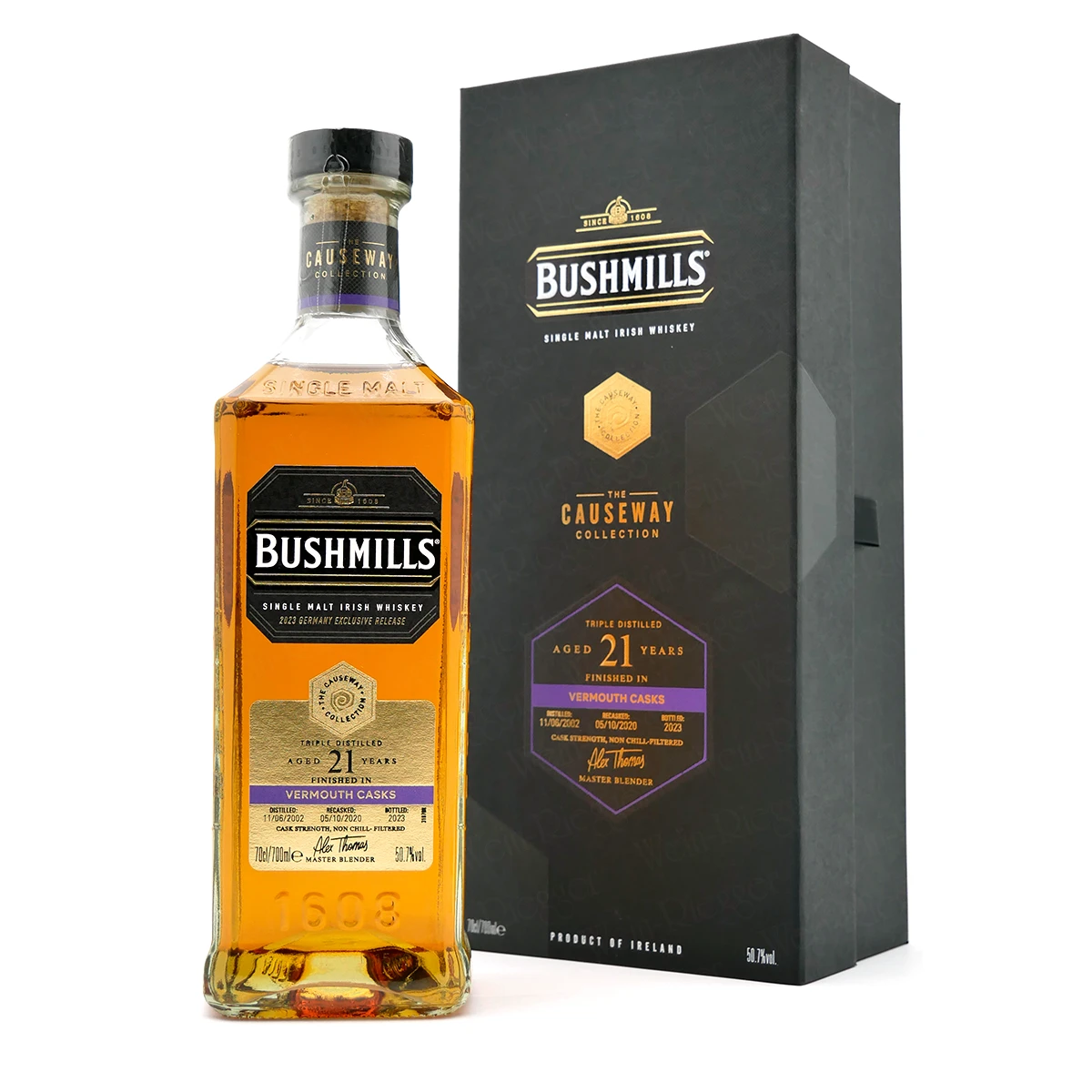 Bushmills 21 Jahre VERMOUTH CASKS Causeway Collection