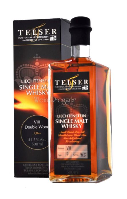 Telser VIII Liechtenstein Single Malt Whisky 7 Jahre