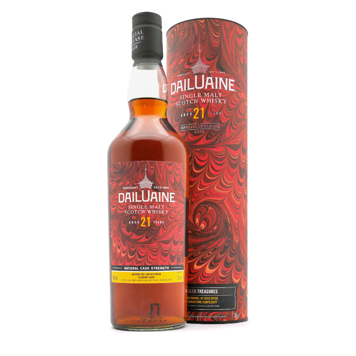 Whisky, Single Malt, Schottischer Whisky, 21 Jahre, Natürliches Fassstärke