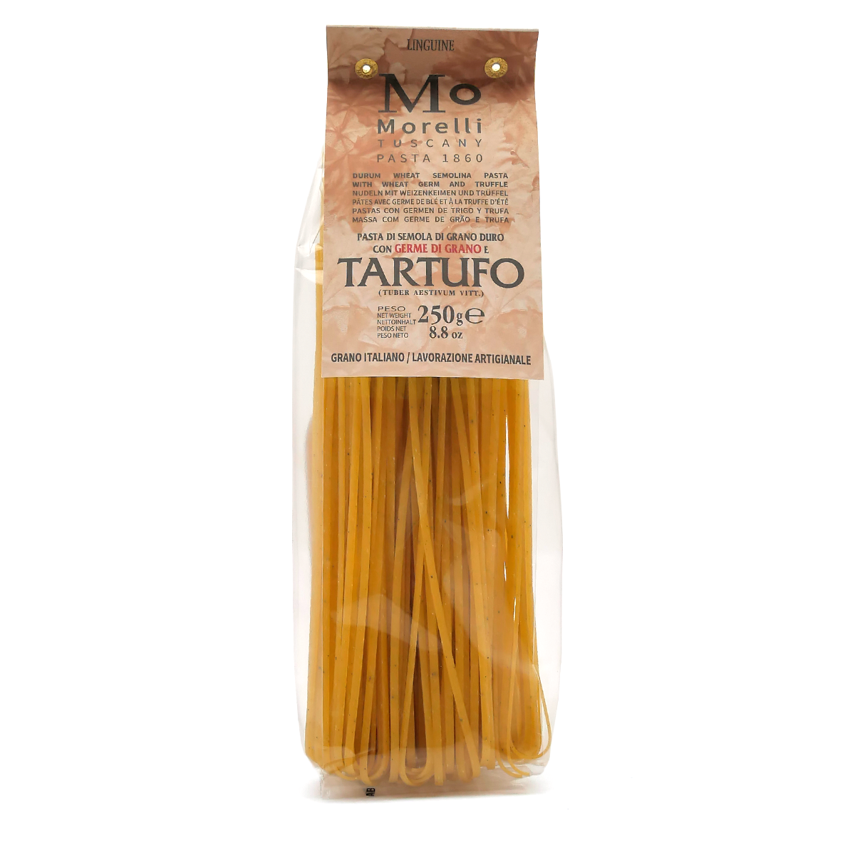 Linguine, Trüffelpasta, Hartweizengrieß, Italienische Pasta, 250 g