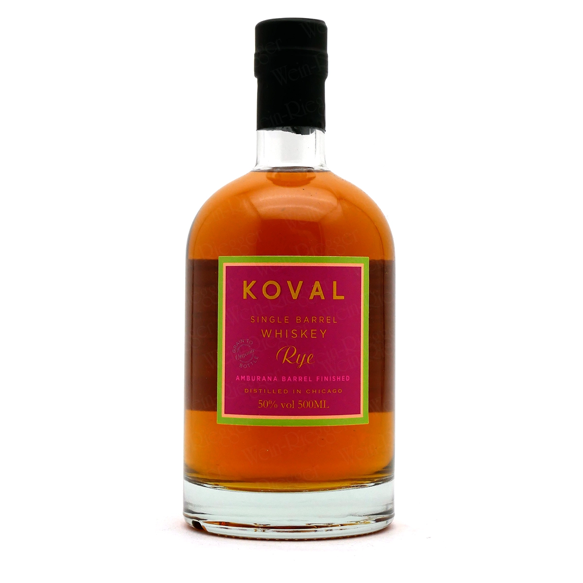 Whiskey, Single Barrel, Rye, Amber Whiskey, Flasche