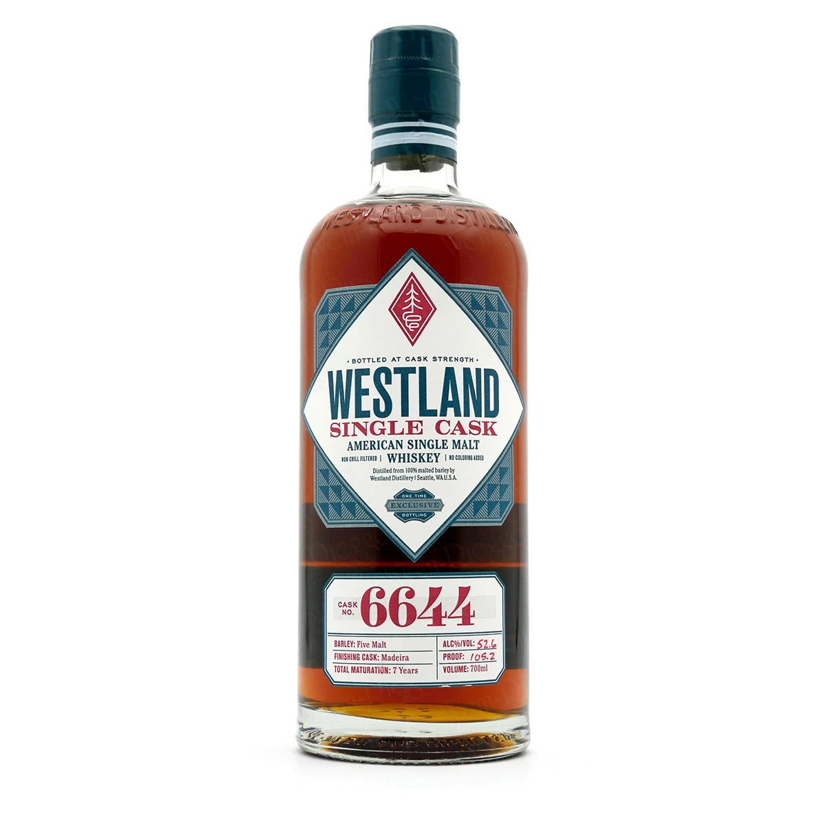 Westland Single Cask MADEIRA Cask No. 6644 Westland Single Cask MADEIRA Cask No. 6644