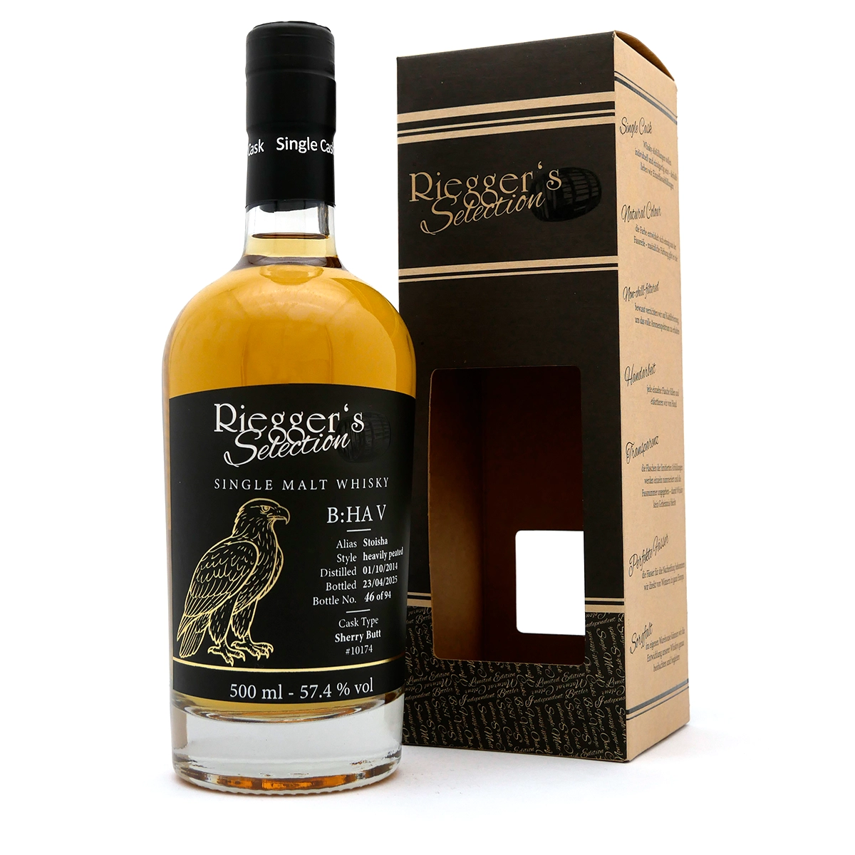 B:HA 5 - Stoisha 2014 - Riegger's Selection (57,4 % vol)