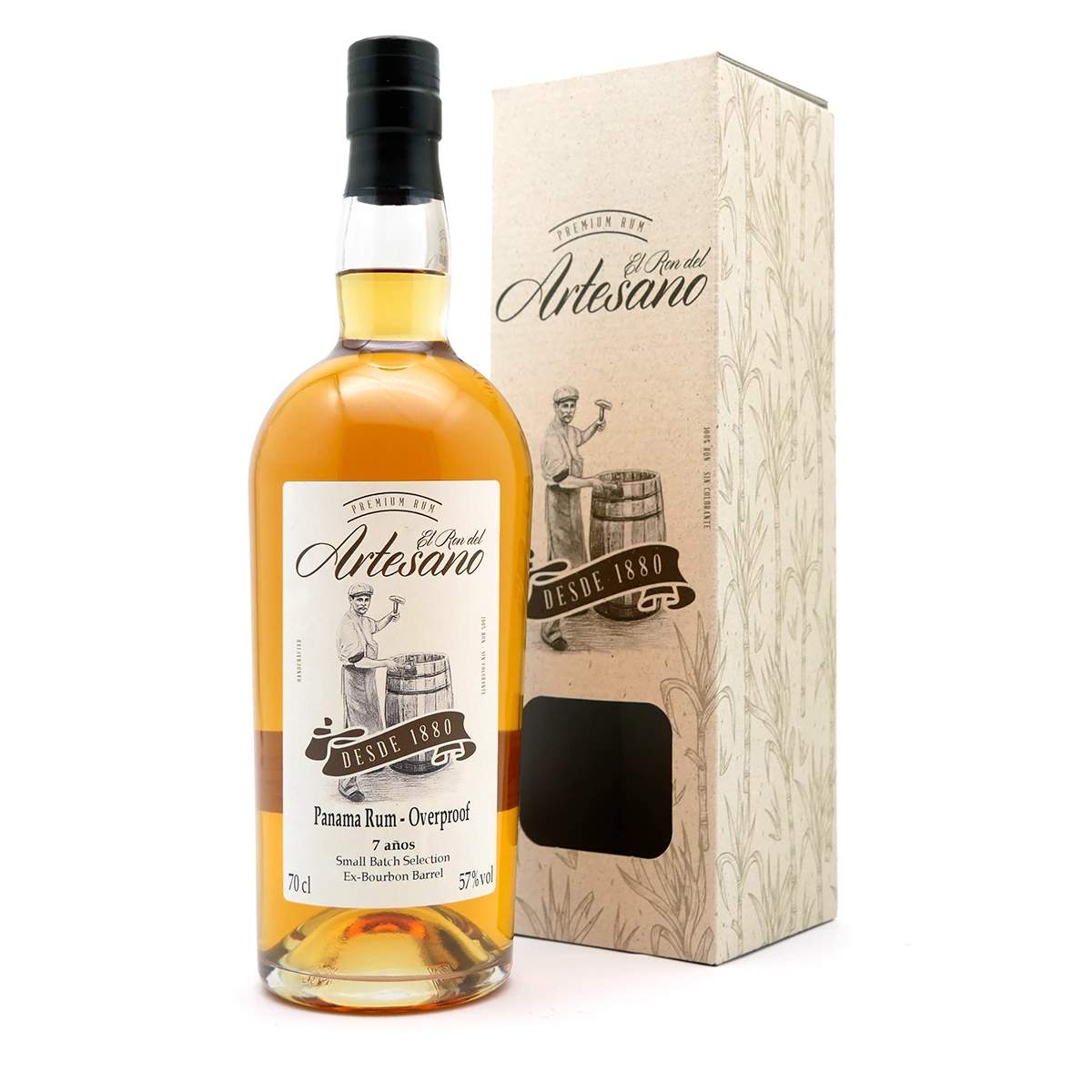 Ron Artesano 7 Jahre OVERPROOF 57 % vol - Panama Rum