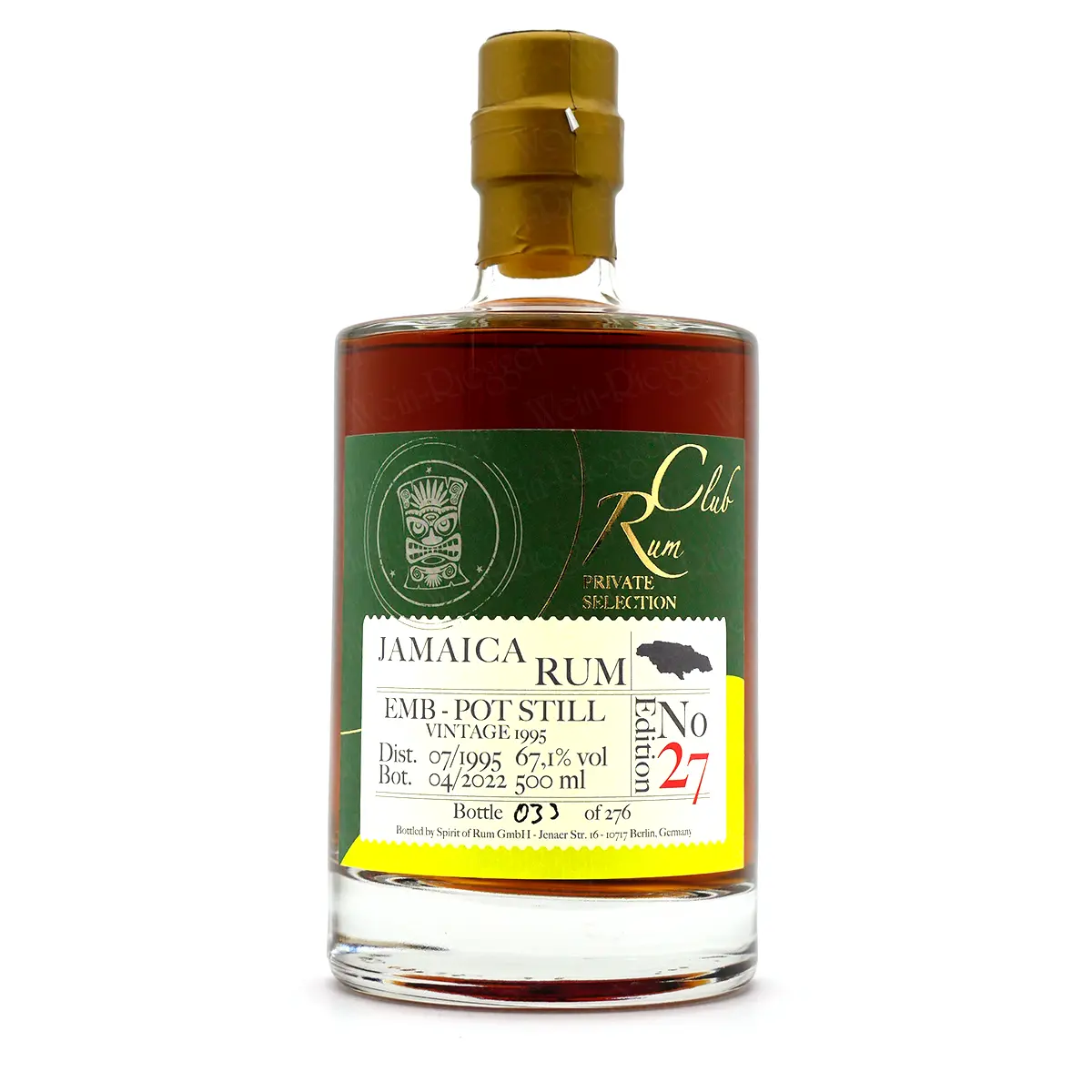 Jamaica EMB 1995 26 Jahre Ed. 27 | Rumclub Private Selection