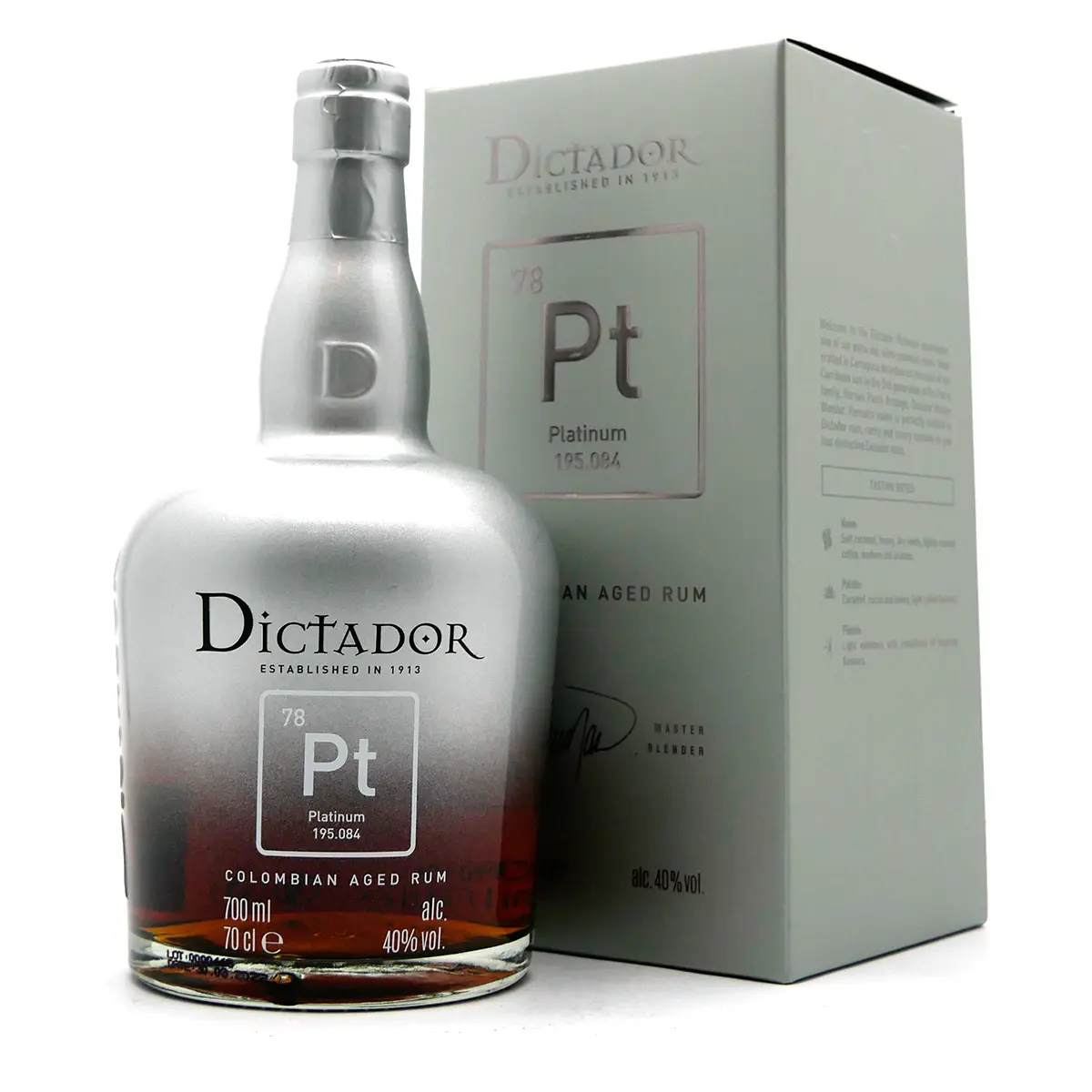 Dictador | Pt Platinum Colombian Aged Rum
