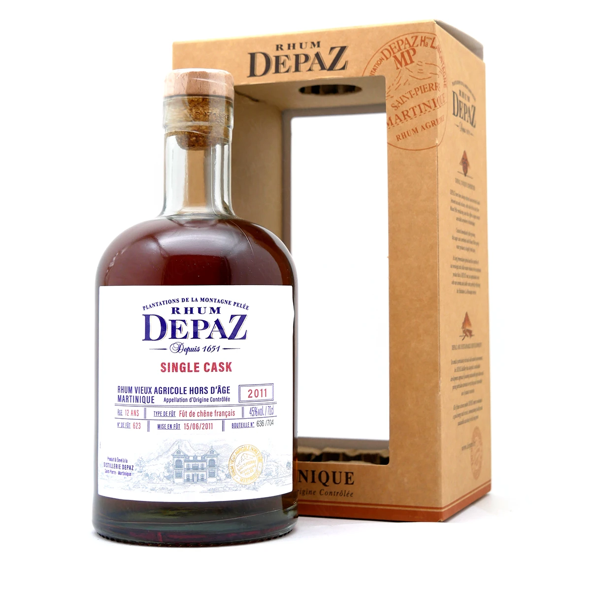 Depaz Rhum 2011 Hors d'Âge