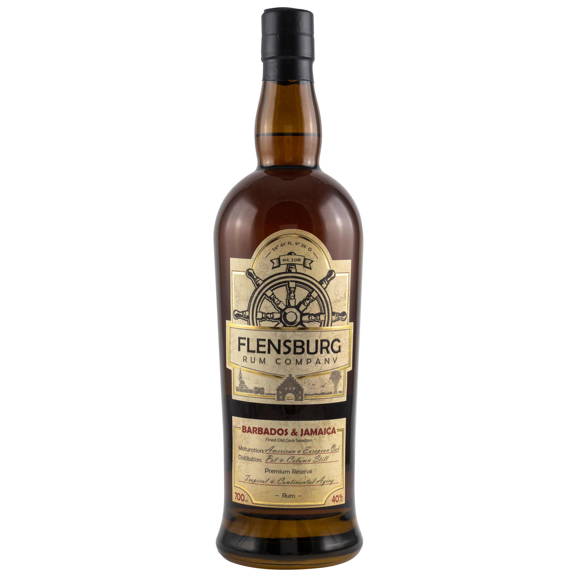 Barbados & Jamaica Flensburg Rum Company - Premium Reserve