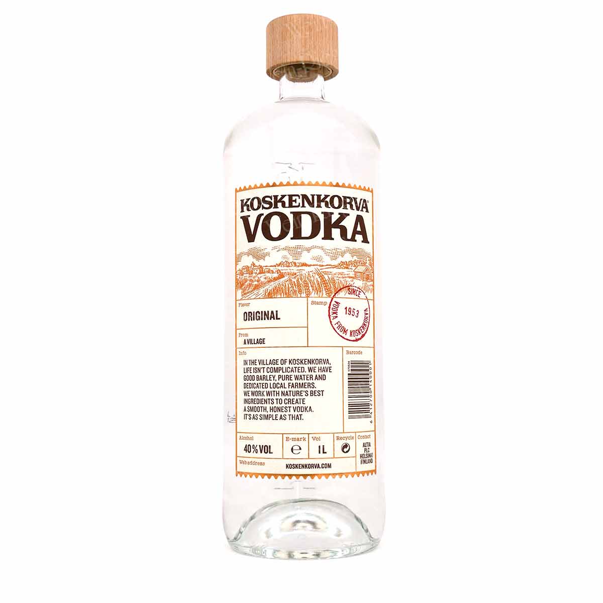 Koskenkorva Vodka Original 40 % vol 1 l
