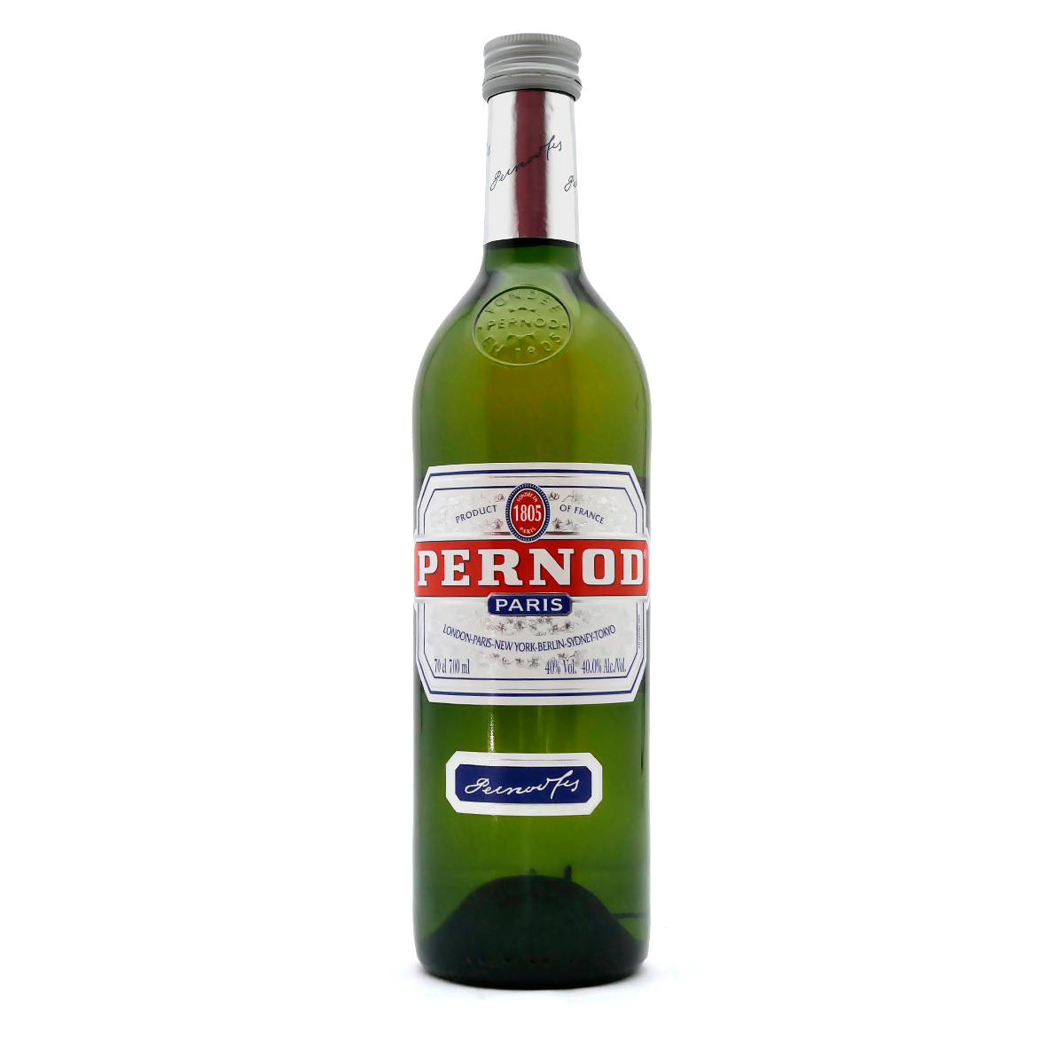 Schnapsflasche, Pernod, Grün, Label, Korken