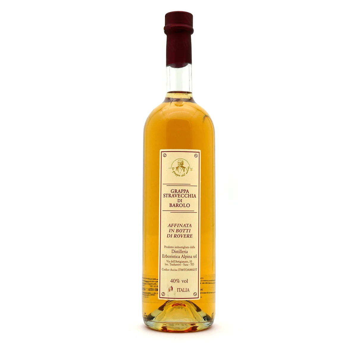 Grappa Stravecchia di BAROLO - Erboristica Alpina Grappa Stravecchia di BAROLO - Erboristica Alpina