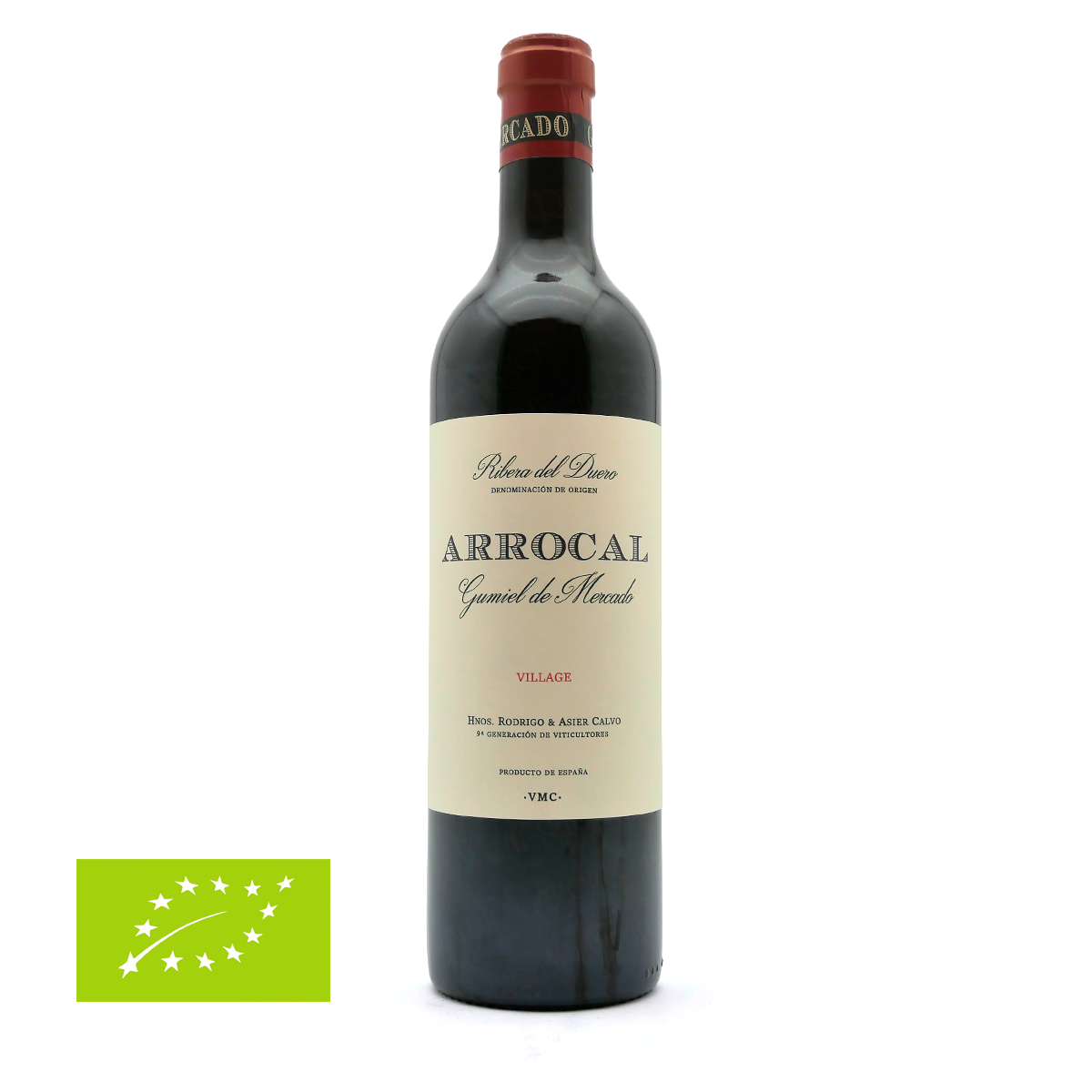 wein, flasche, rotwein, Arrocal, Bio-EU