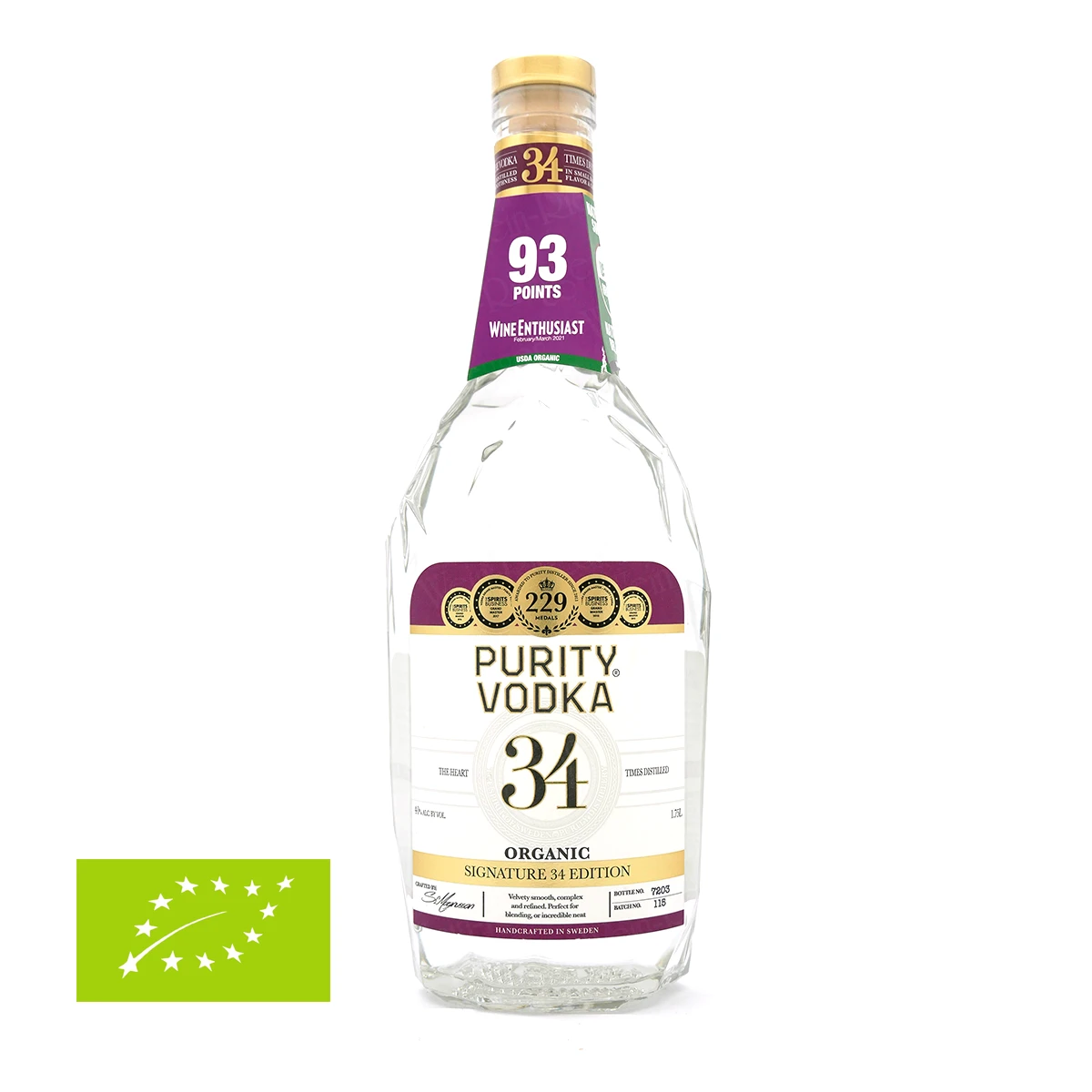 Ourity Purity Vodka CONNOISSEUR 51 RESERVE Organic