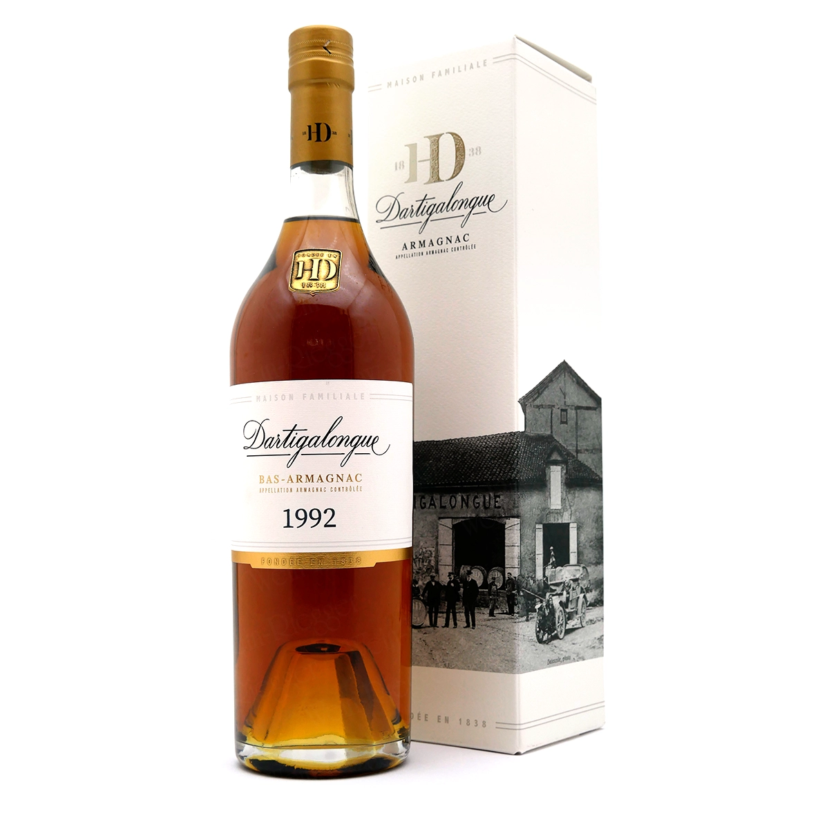 Armagnac, Dartigalongue, 1992, Flasche, Kartonbox