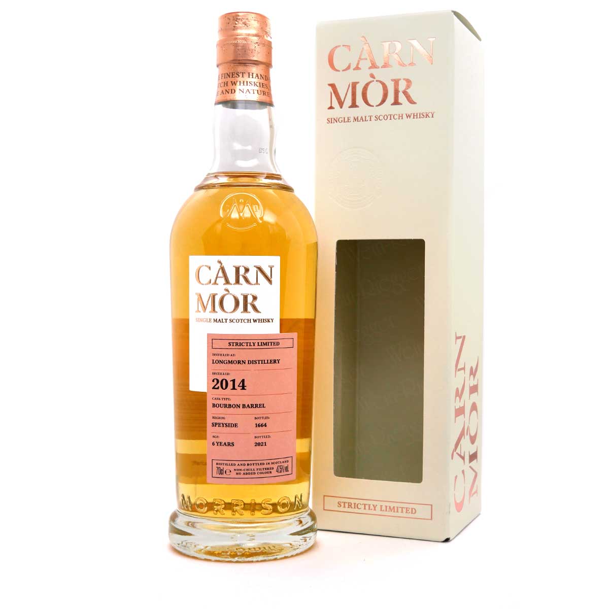 Longmorn_2014-2021_Carn_Mor-09362 Longmorn 6 Jahre Bourbon Barrel 2014/2021 | Càrn Mòr