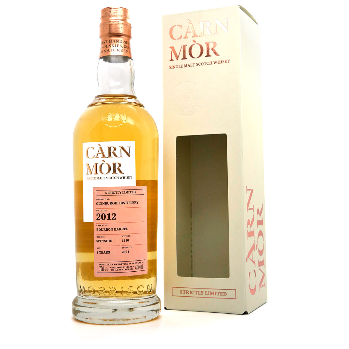 Glenburgie_Carn_Mor_Bourbon_Barrel_1410-08877 Glenburgie 8 Jahre Bourbon Barrel 2012/2021 | Càrn Mòr