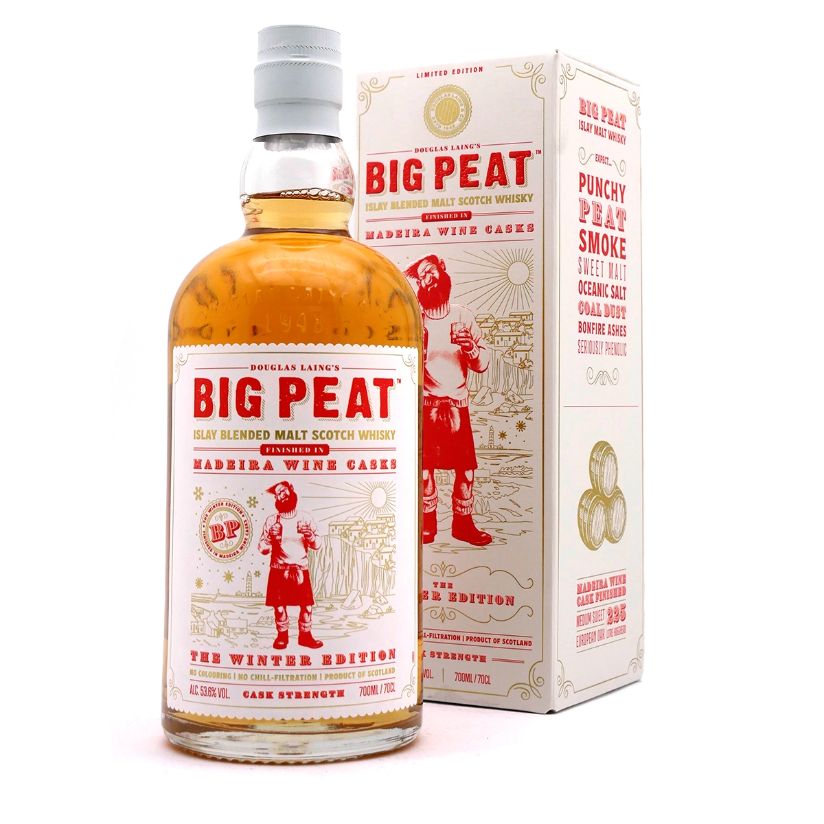 Whiskey, Malz, Islay, Flasche, Verpackung