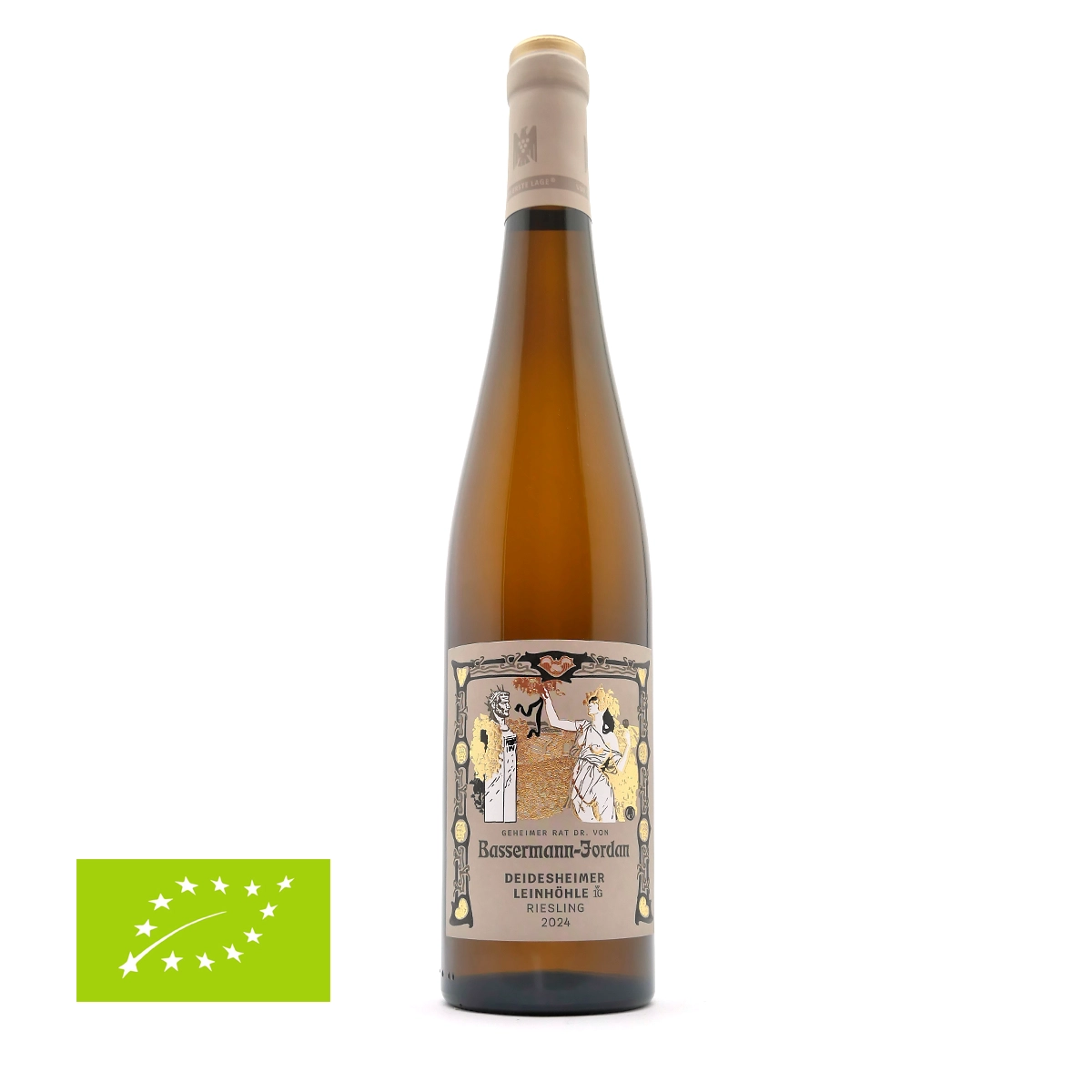 wein, riesling, flasche, bio, etikett-kunst