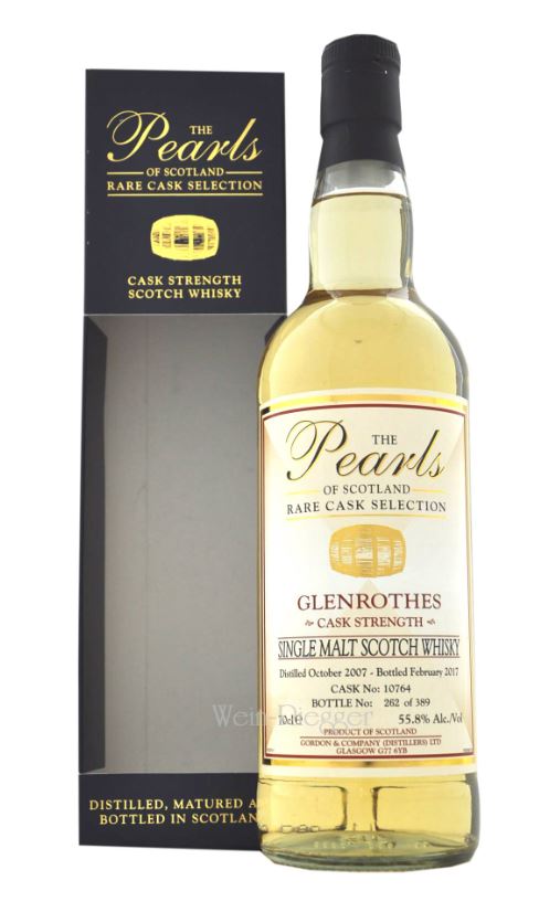 Glenrothes 2007 - 2017 Pearls of Scotland 55,8 % vol